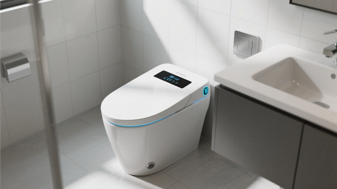 スマートトイレZ-88019の無タンク構造と内部部品の詳細図