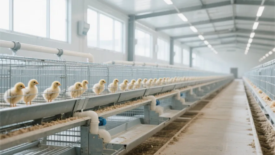 Multi-Tier Broiler Cage Design for Large-Scale Poultry Farming: Efficiency Gains with H-Type Battery Cages