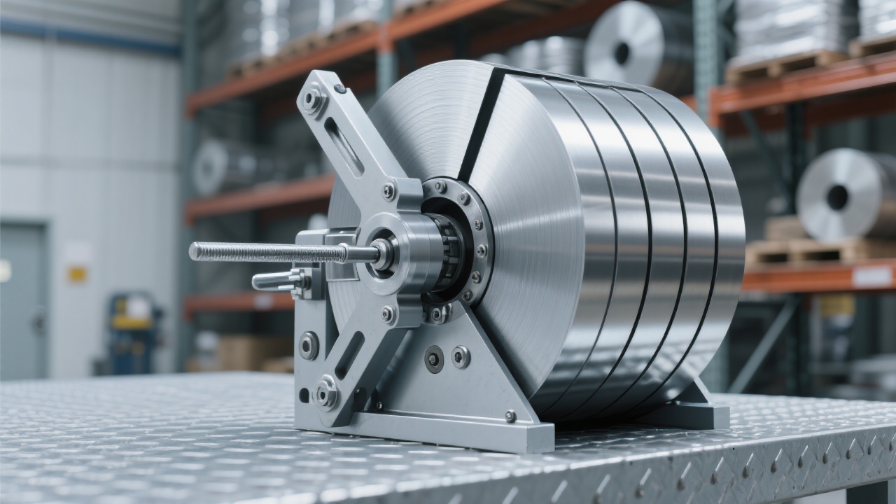Coil horizontal lifting device in a steel manufacturing plant
