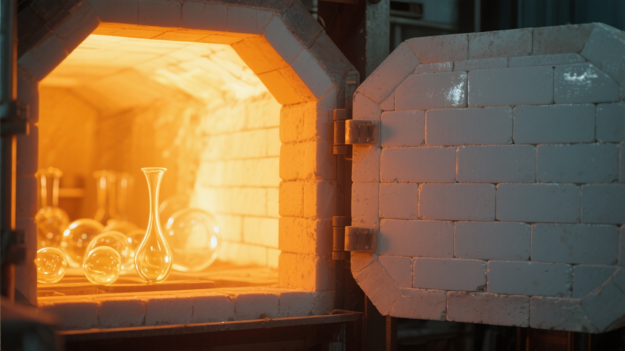 Operator carefully loading porous mullite kiln furniture to ensure even stress distribution and minimize damage