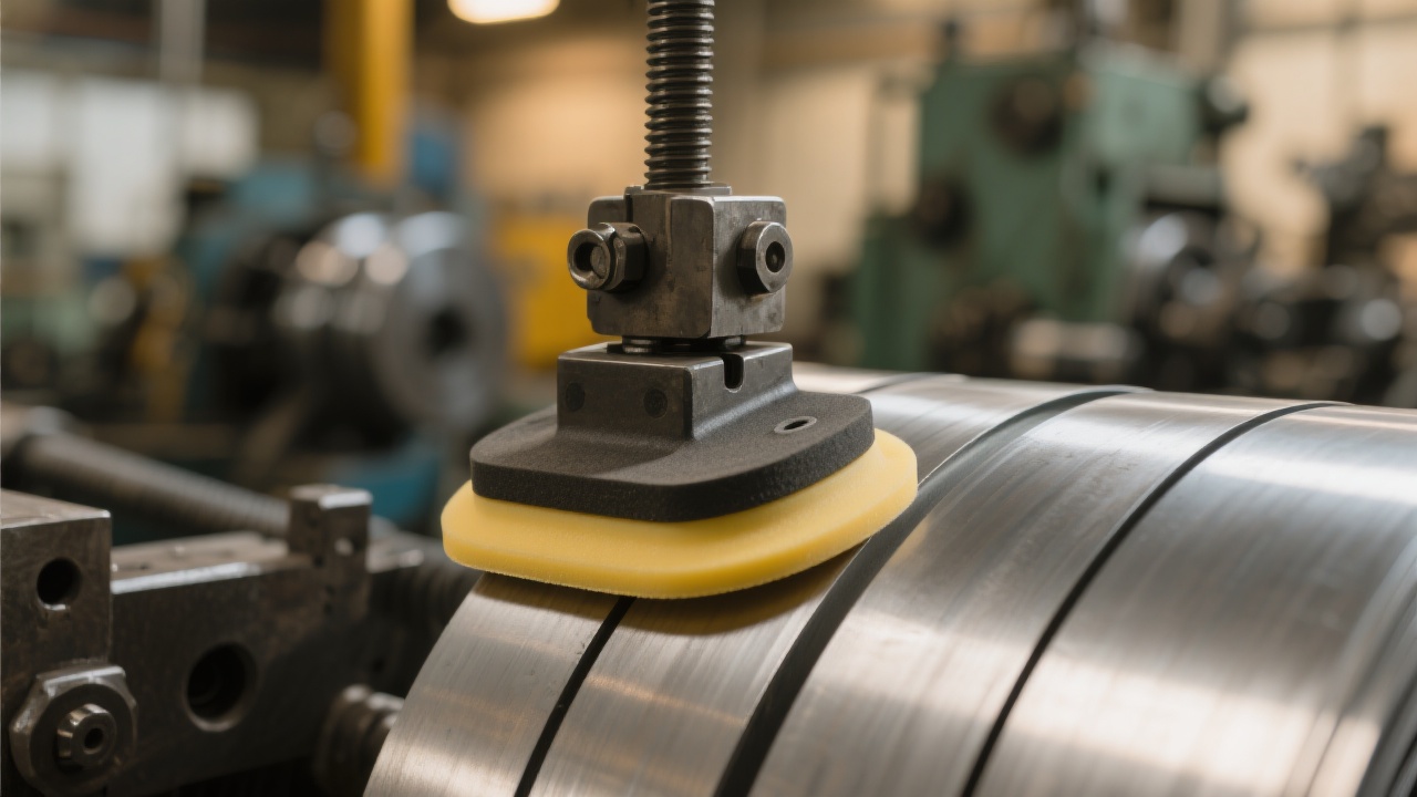 Power - type steel plate clamp in a hot - rolling mill