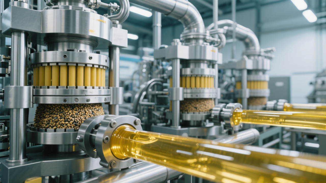 Operación de línea automatizada de aceite de nuez de palma en planta africana con control PLC