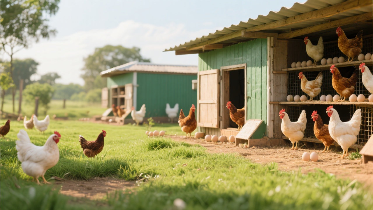 Sistema automatizado de recolección de huevos en la jaula para gallinas ponedoras tipo H