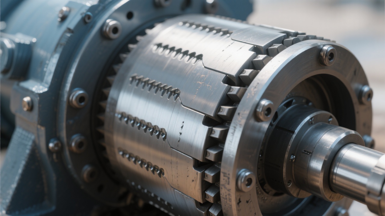 The innovative pallet nailing machine in operation