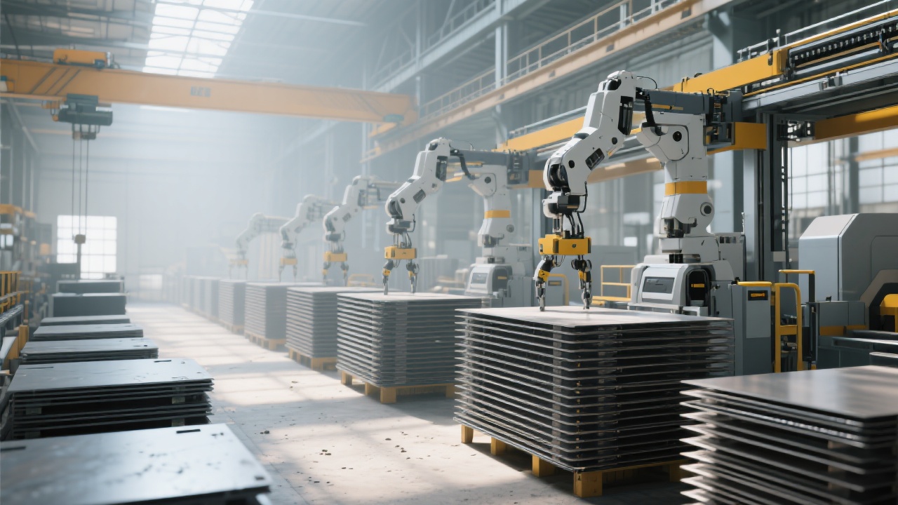Customized fixture design ensuring damage-free steel plate handling