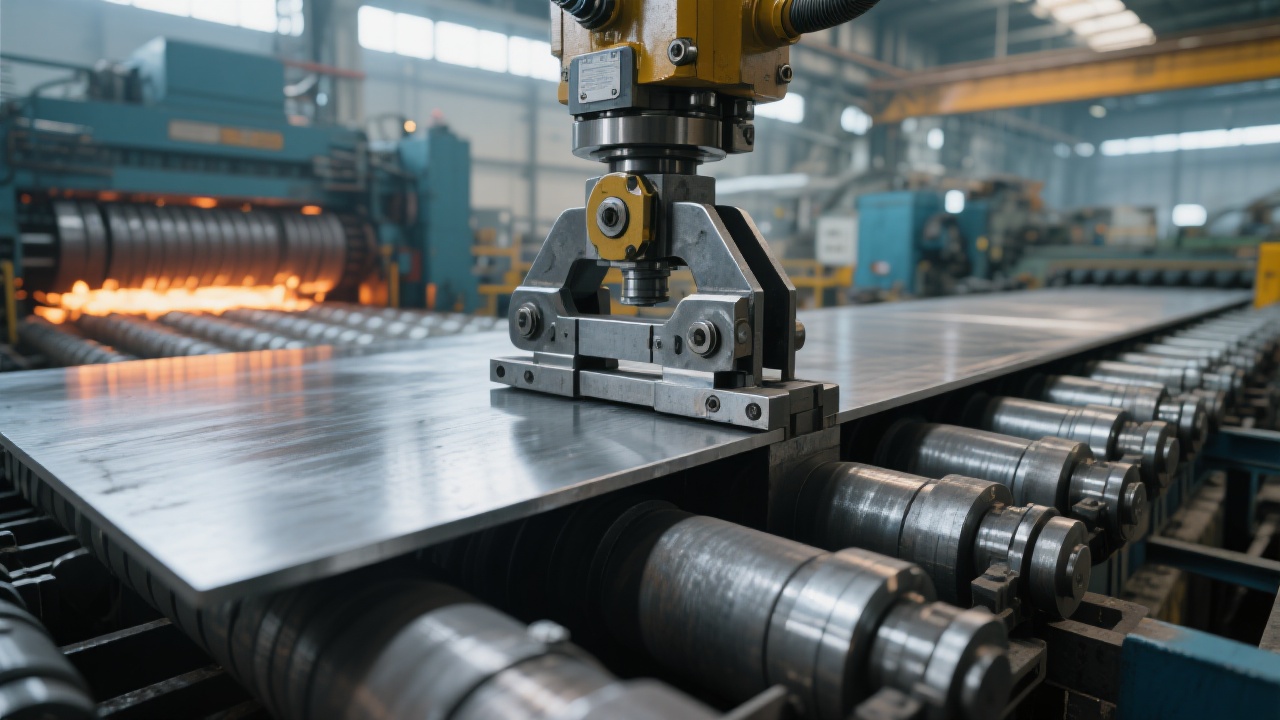 Flowchart depicting decision points in selecting vertical steel coil handling equipment