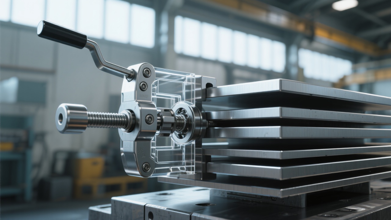 Dalian Tiding's automatic opening and closing steel plate clamp in operation