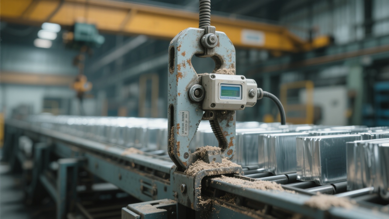 High-strength plate clamps in operation at a metal smelter