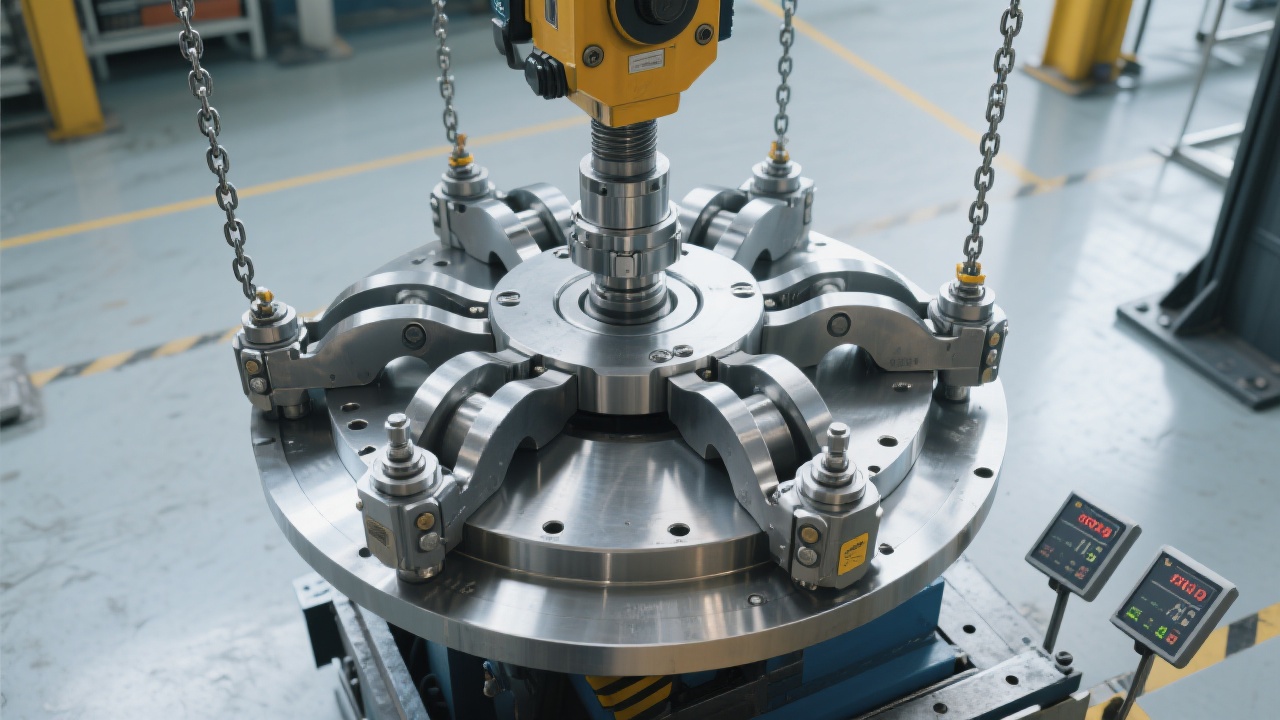 Steel plate clamps handling multi - layer steel at the port