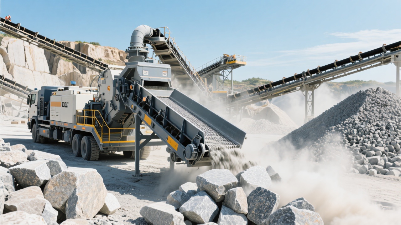 Cutaway view of advanced structural design of the C6X jaw crusher underlining stress-relief ribs and lubrication system