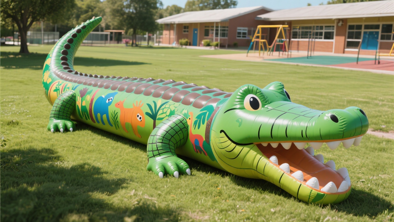 WINSUN Blue Marble 4-Lane Water Slide in action at a children's party, showing vibrant blue marble texture and two sliding lanes.