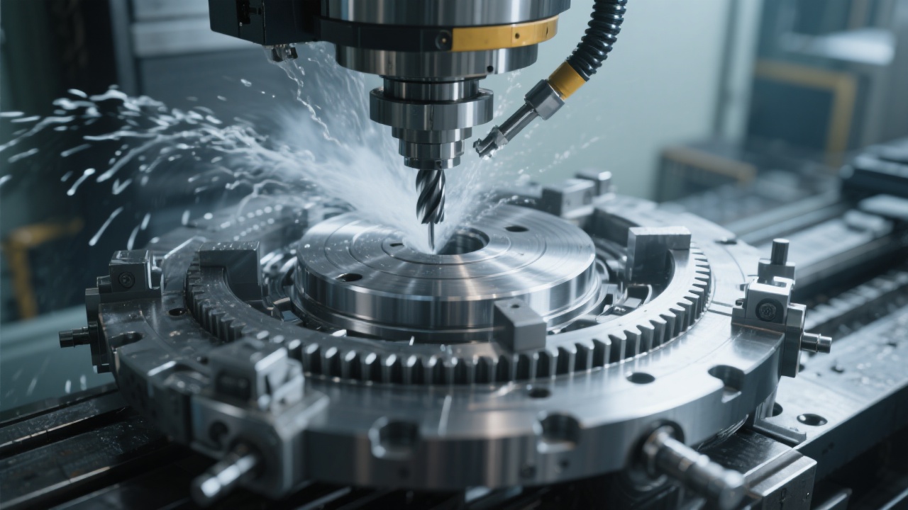 Graphite processing workshop with dust problem