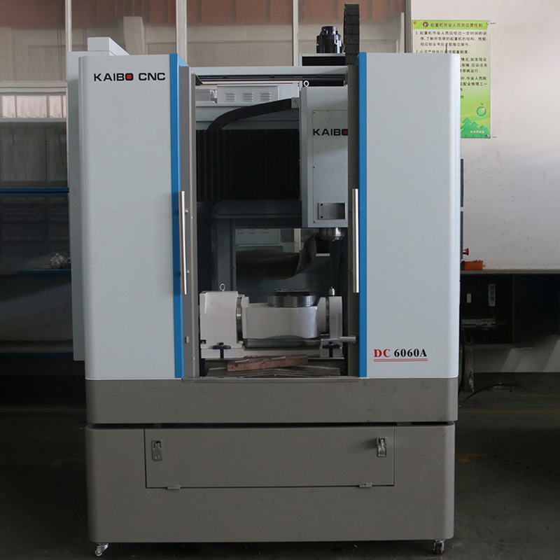 Five-axis CNC machining of complex shoe mold surface with high-precision rotary worktable