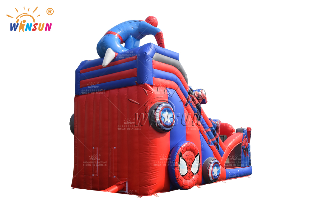 Kids’ Spider-Man Adventure Slide with Safety Nets (7m Height)