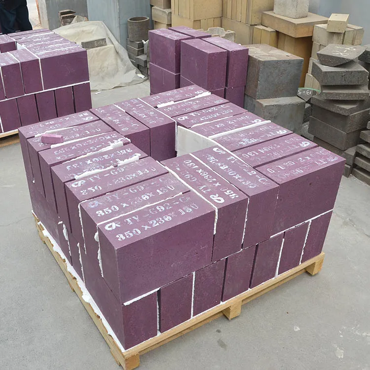 Fused chrome corundum bricks