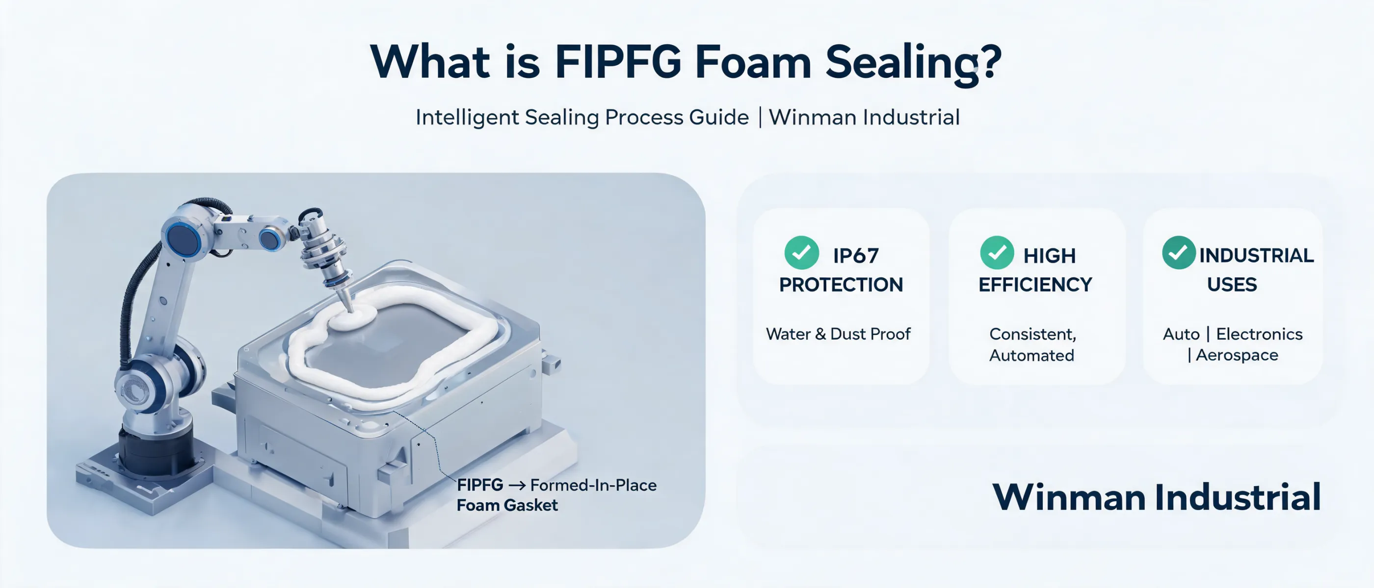 What is FIPFG Foam Sealing? Intelligent Sealing Process Guide | Winman Industrial