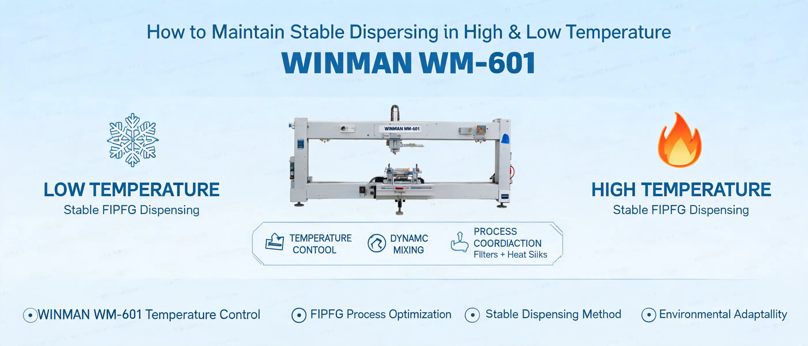 How to Maintain Stable Dispensing in High and Low Temperatures | WINMAN WM-601