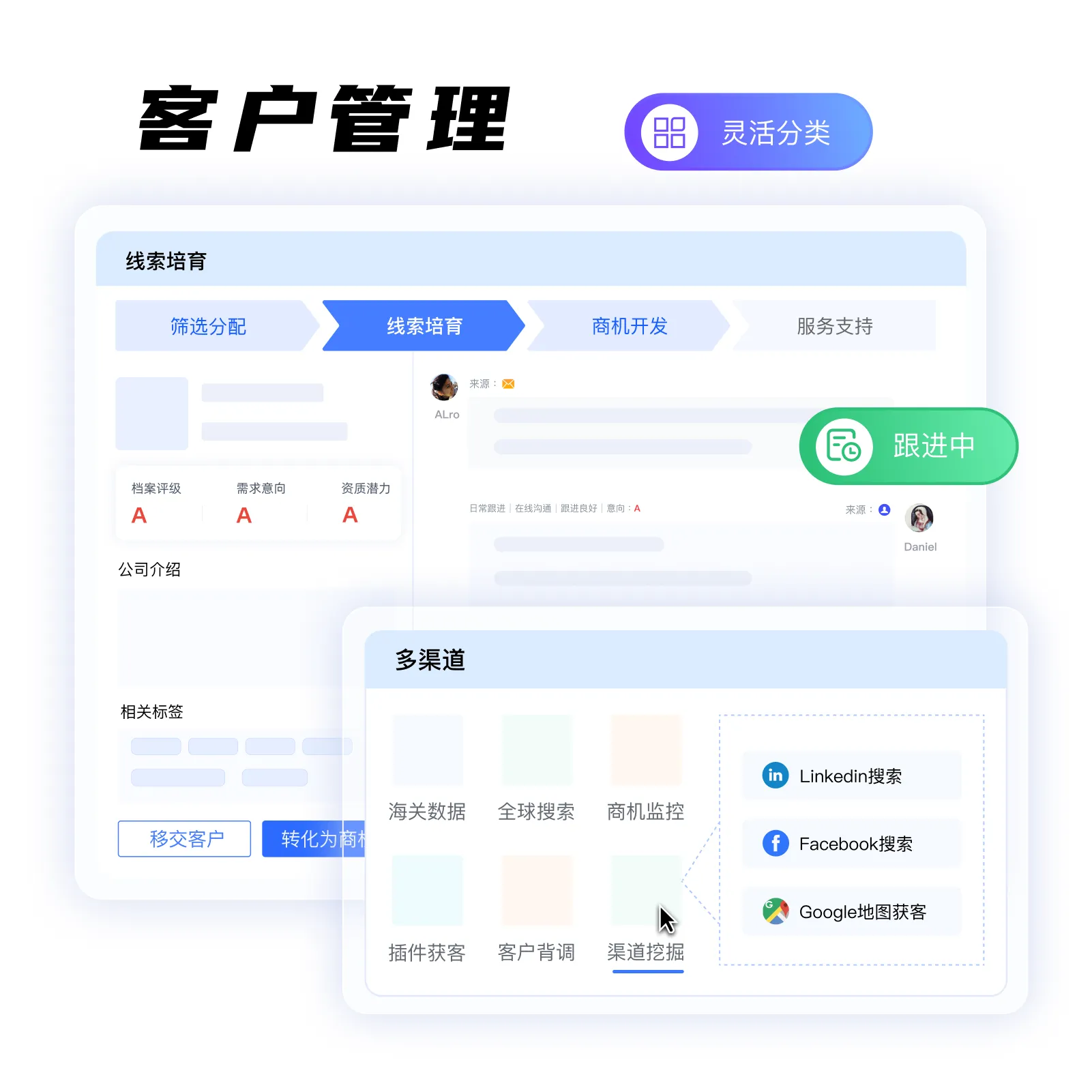 询盘转化CRM系统