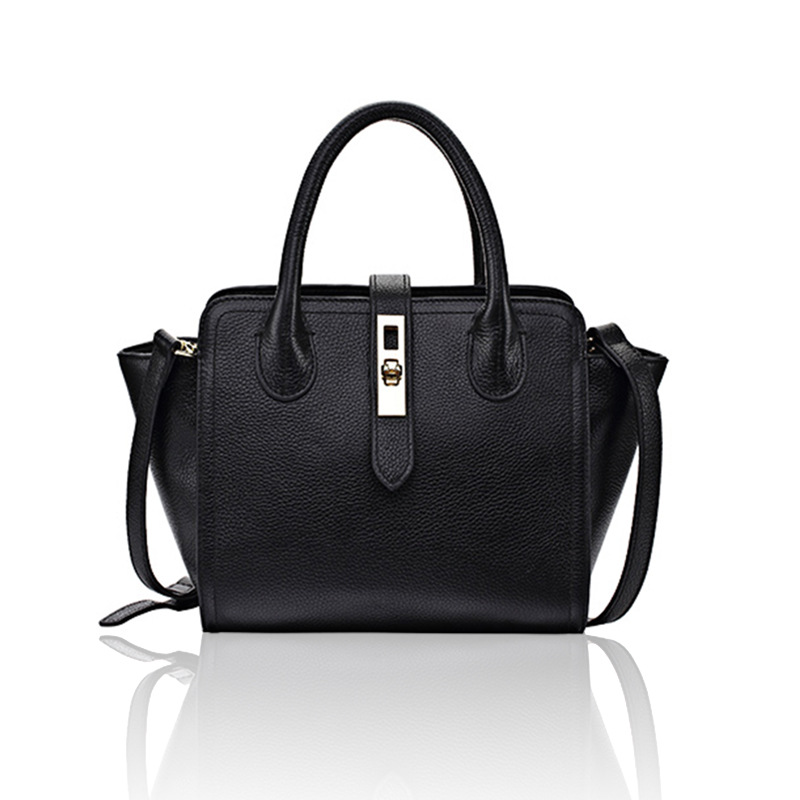 Vintage Fashion Luxuri Design Genuine Leather Handbag Lady OEM