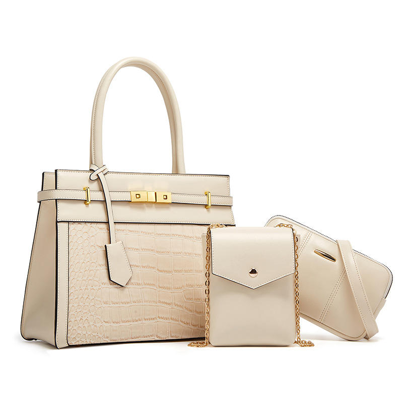 Designer Custom Handbags 3 Pcs Set For Women Shoulder Crossbody Handbag Set