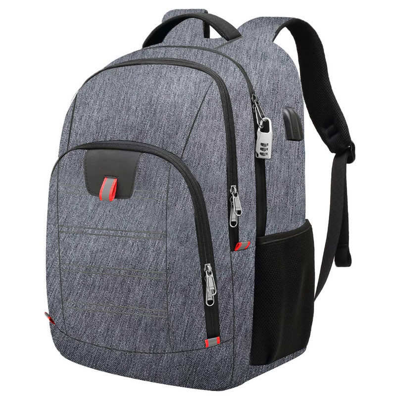 Hot-Sell Laptop Backpack With USB Port Anti-thieft Lock Business Travel Backpack College Students Bags