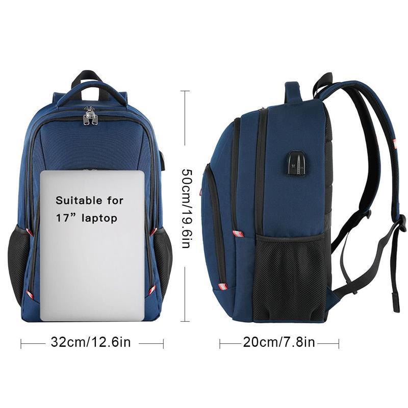 Hot-Sell Laptop Backpack With USB Port Anti-thieft Lock Business Travel Backpack College Students Bags