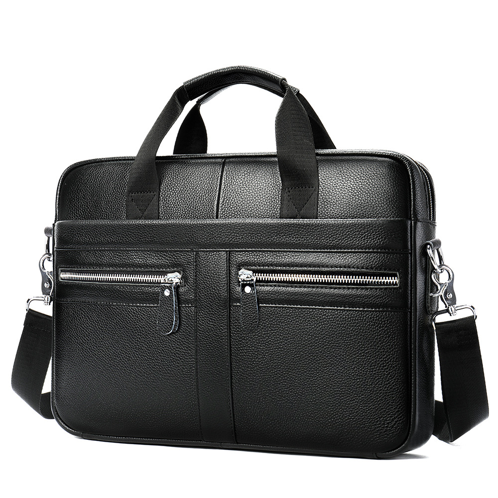 Haute Couture Genuine Leather Business Briefcase For Men