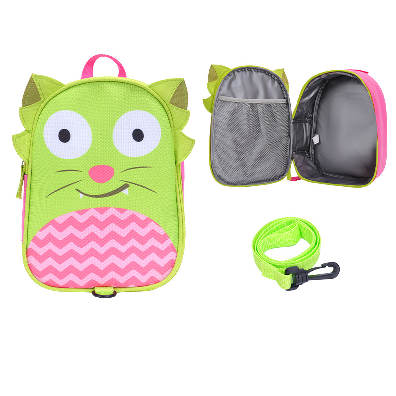 Customized Cartoon Schoolbag Anti-lost Backpack Children's Traction Rope Schoolbag