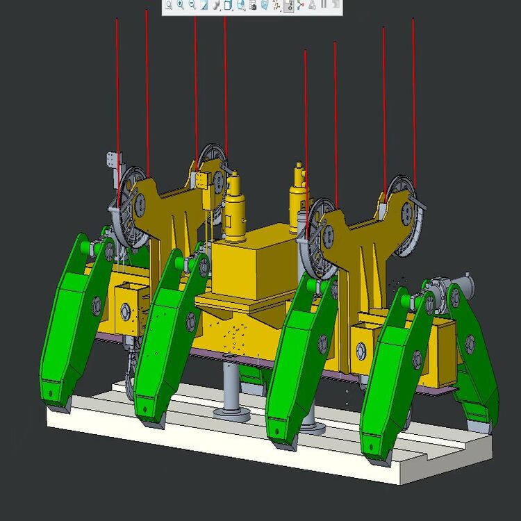 Clamping mechanism of the equipment