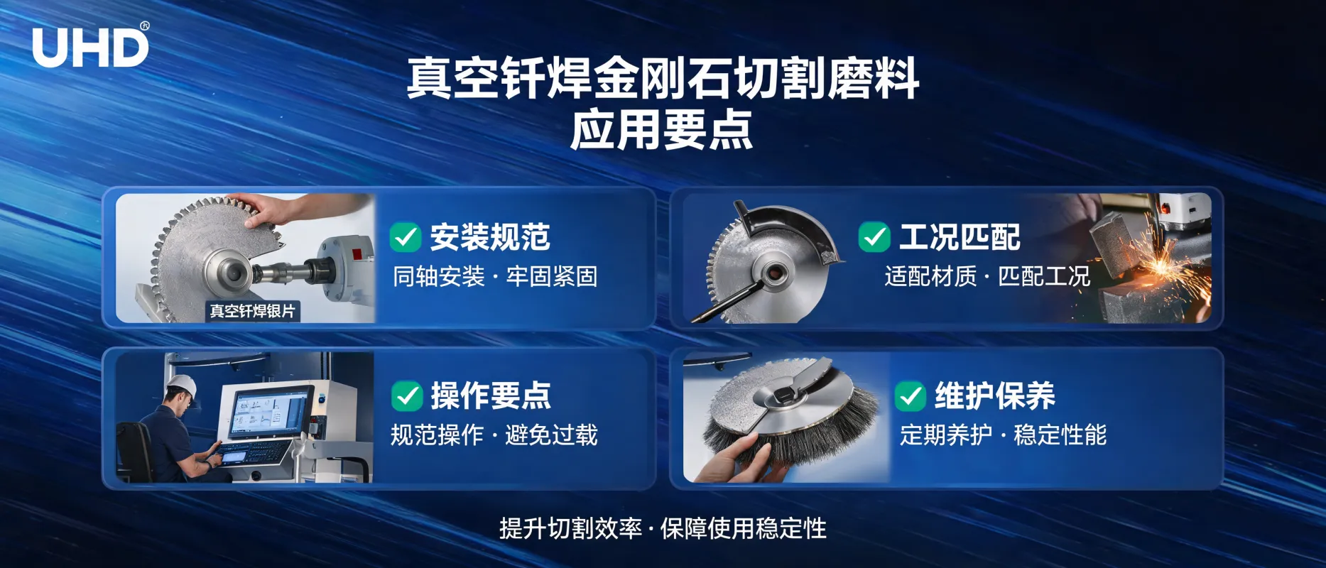 Vacuum Brazed Diamond Cutting Abrasives: Application Essentials for Higher Efficiency | UHD Ultrahard Tools Co., Ltd