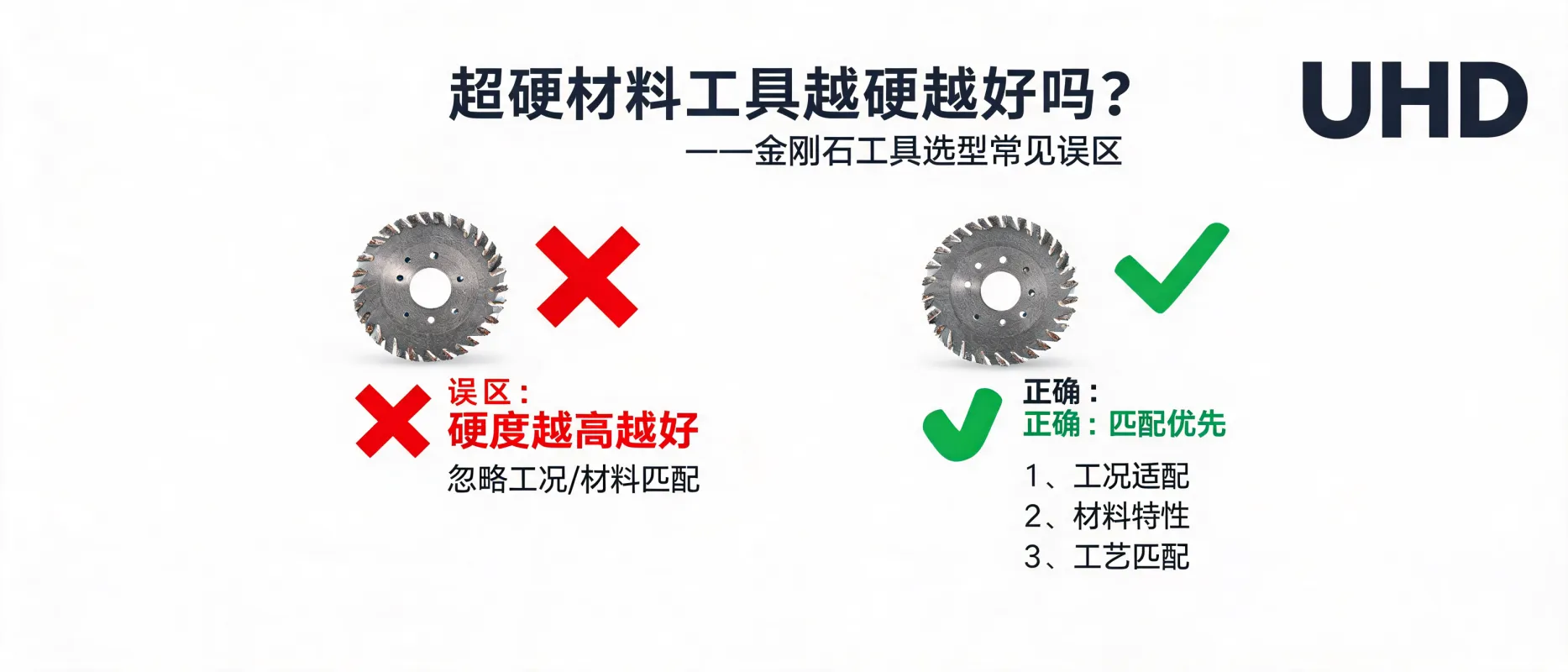 Understanding Diamond Tool Selection: Debunking the 'Harder is Better' Myth | UHD Ultrahard Tools Co., Ltd