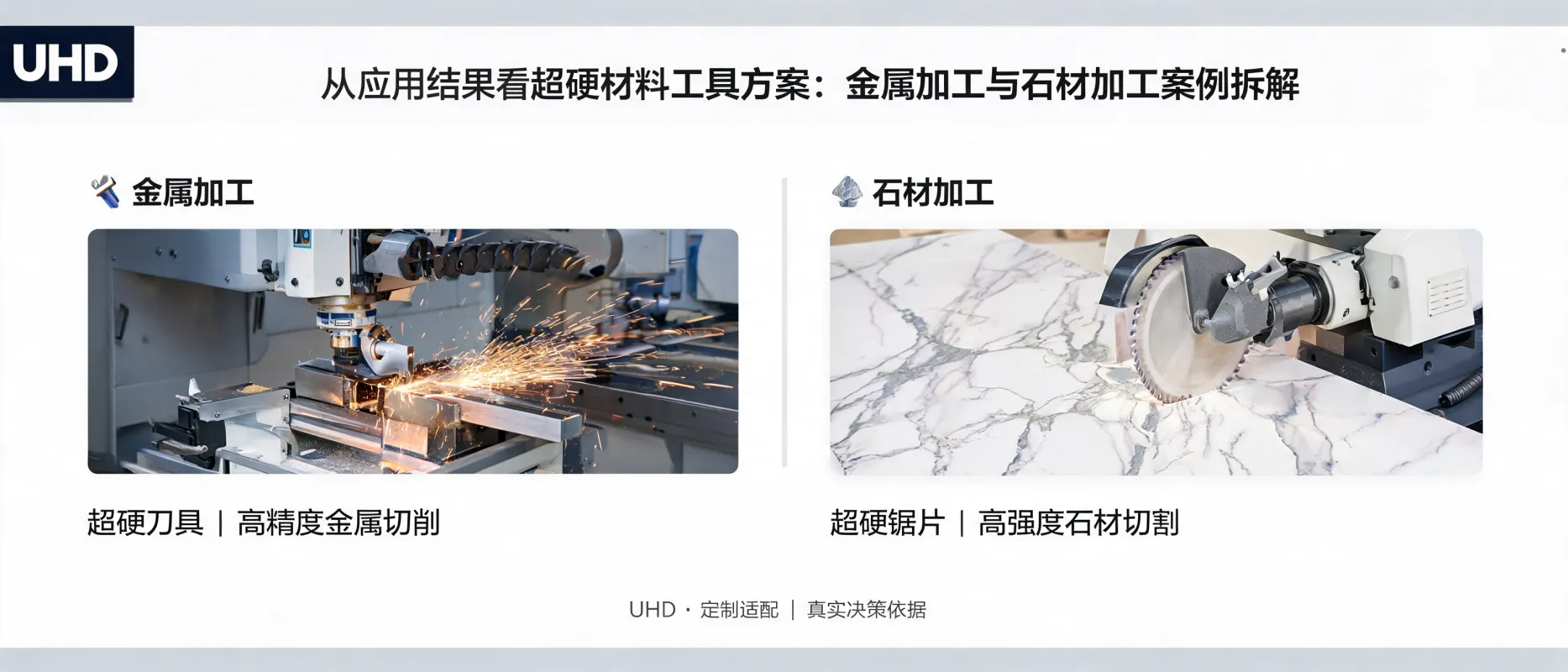 Application Outcomes of Ultrahard Tooling Solutions for Metal & Stone | UHD Ultrahard Tools Co., Ltd