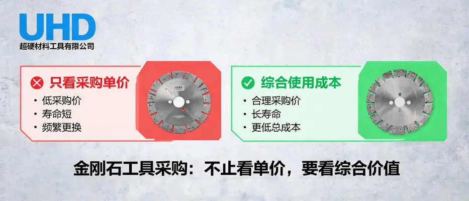 UHD超硬材料工具有限公司 - 工业加工工具不应只看单价：如何综合评估金刚石工具的采购价值