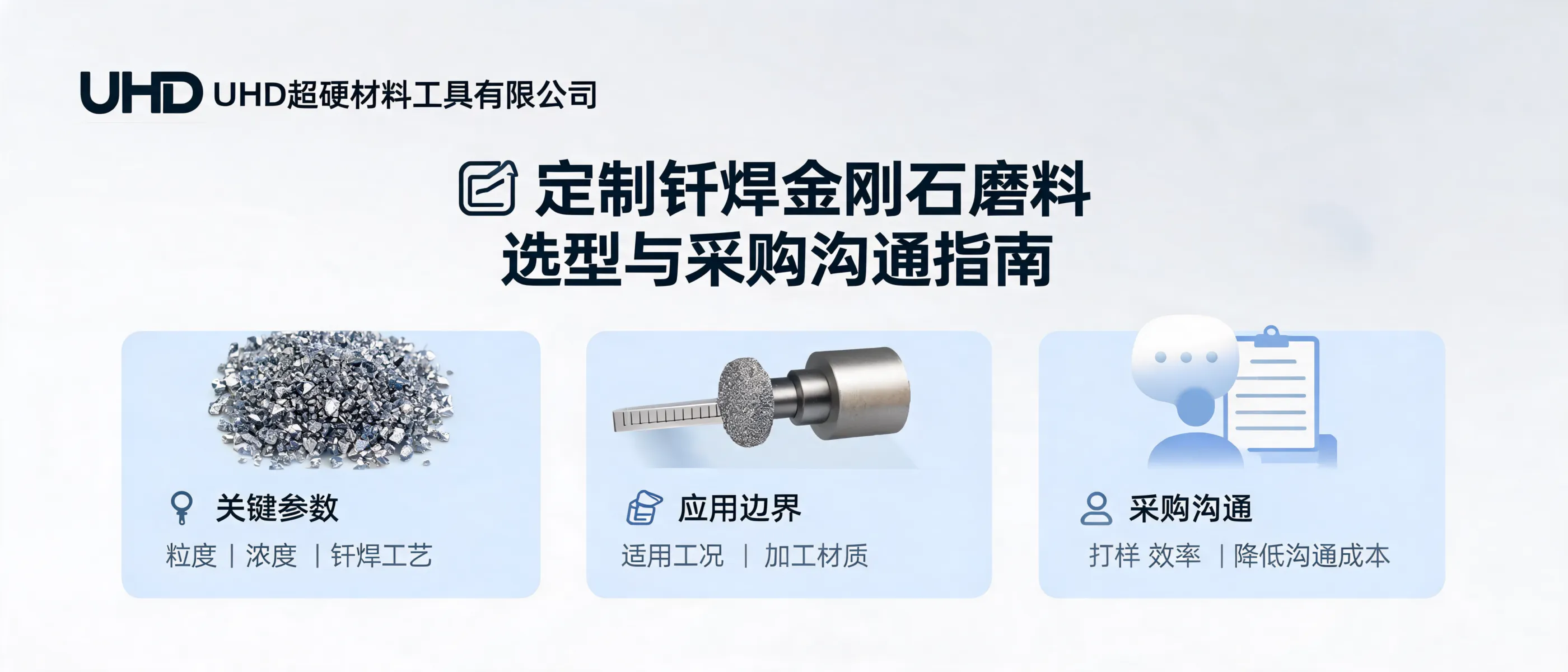 UHD超硬材料工具有限公司：定制钎焊金刚石磨料选型与采购沟通指南