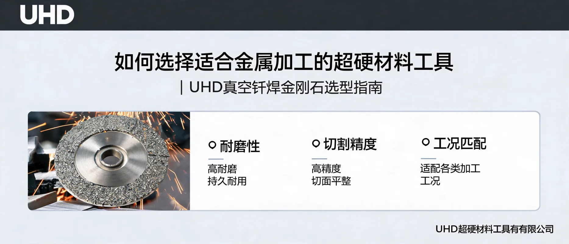 如何选择适合金属加工的超硬材料工具｜UHD真空钎焊金刚石选型指南 - UHD超硬材料工具有限公司