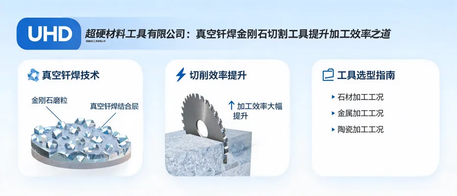 UHD超硬材料工具有限公司：了解真空钎焊金刚石切割工具如何提升加工效率