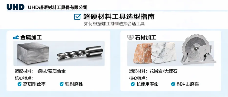 How to Choose Ultrahard Tools by Material | UHD Ultrahard Tools Co., Ltd