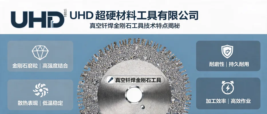UHD超硬材料工具有限公司：真空钎焊金刚石工具的技术特点