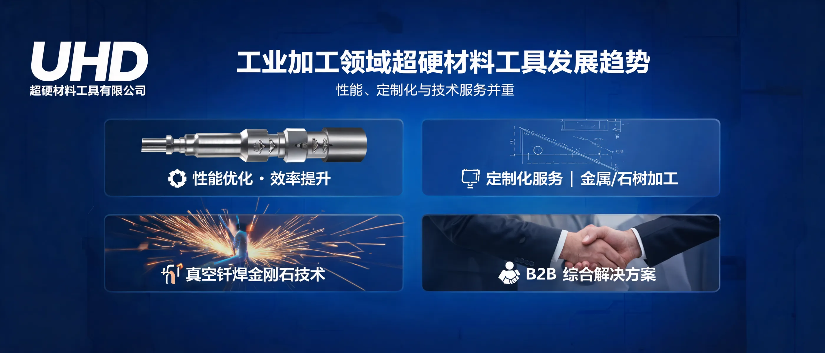 工业加工领域超硬材料工具发展趋势：性能、定制化与技术服务并重｜UHD超硬材料工具有限公司