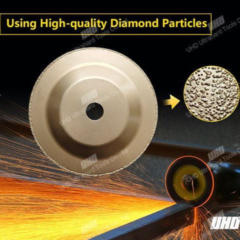 Customer using brazed diamond abrasives