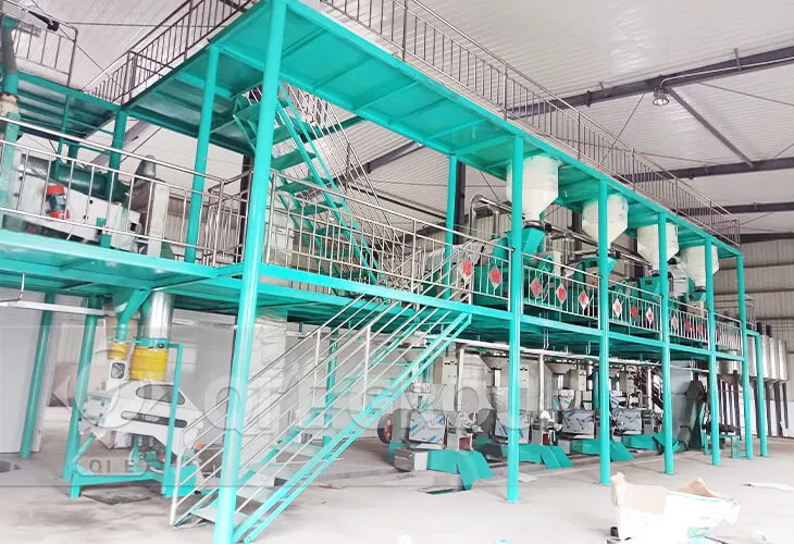 Oil seed pretreatment and pressing plant