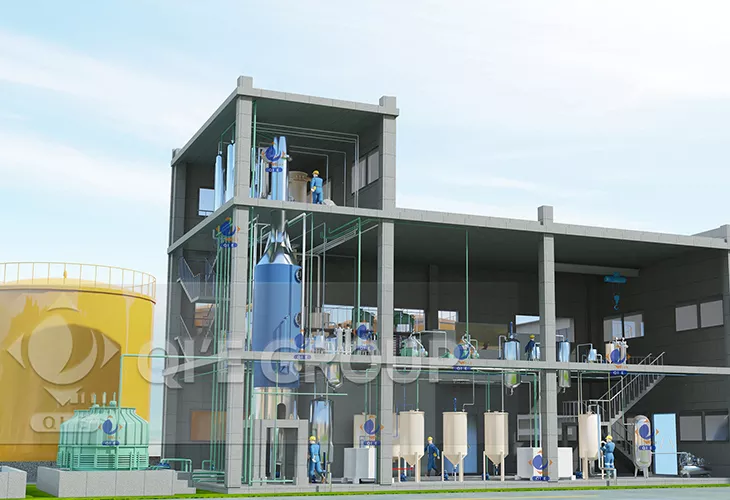 Edible oil refining equipment