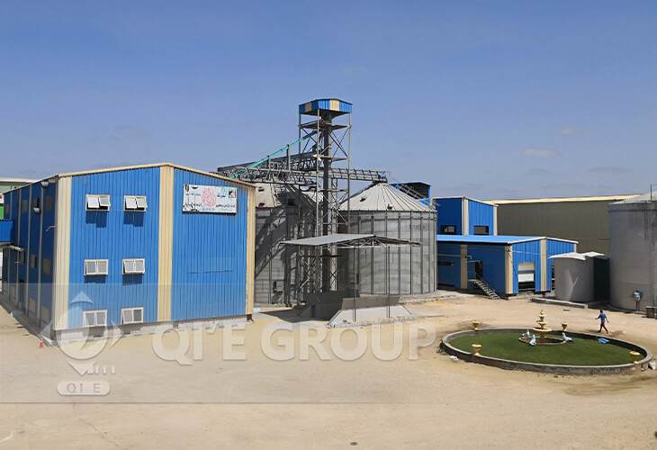 Efficient defatted soybean flour production line