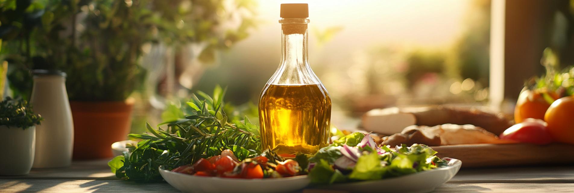 Aceite de tigernut en una sartén