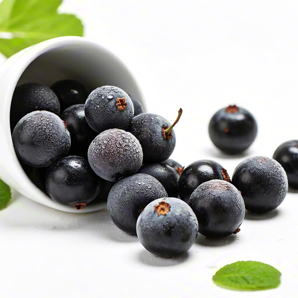 Frozen blackcurrants
