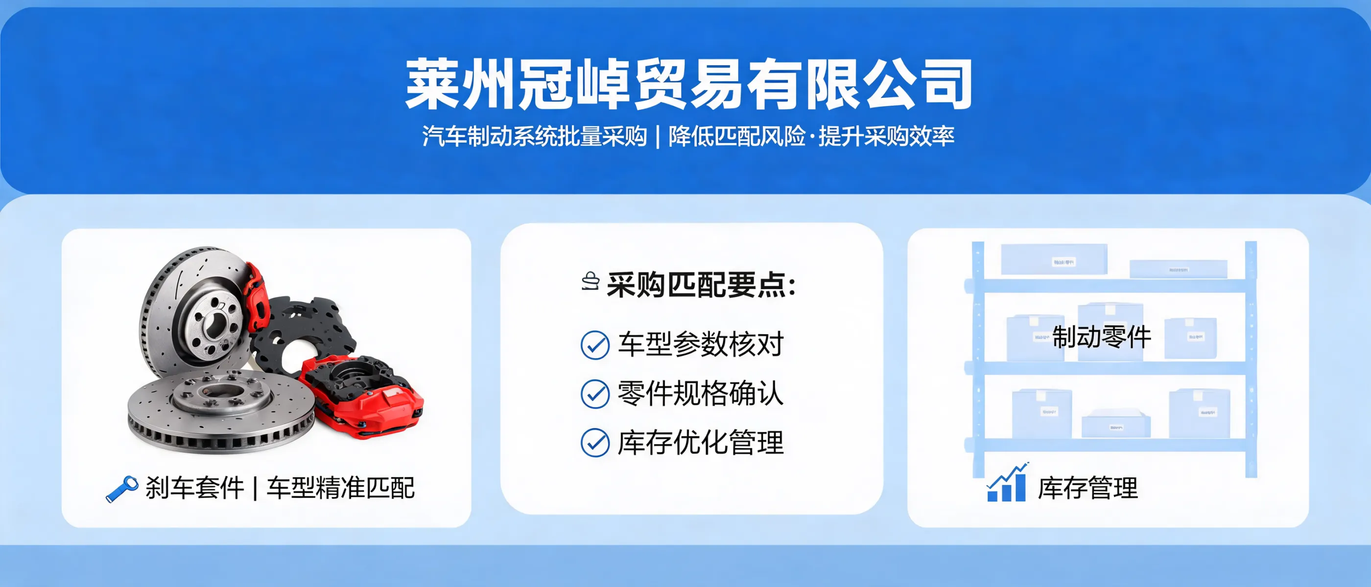 ل莱州冠晫贸易有限公司: كيفية تقليل مخاطر المطابقة في المشتريات الجماعية لنظام الكبح للسيارات: أساليب عملية من تغطية السيارات إلى مجموعة المجموعات