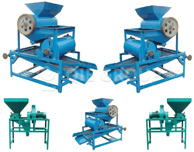 Cotton seed shelling machine