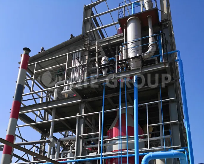 Decolorization and deodorization tower