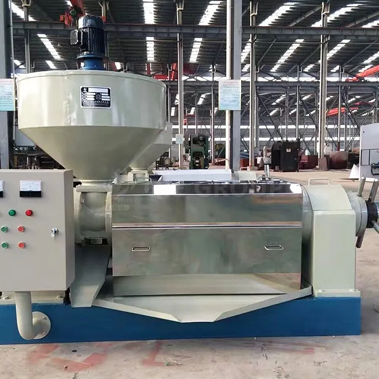 Sunflower seed oil press