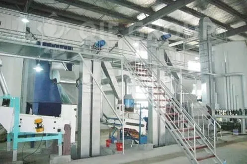 Rapeseed oil production line